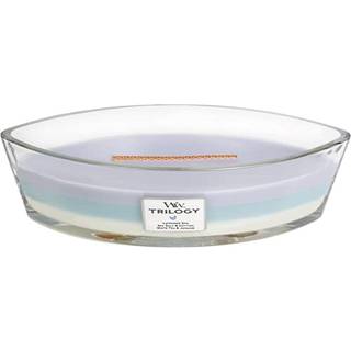 Woodwick Trilogy Calming Retreat duftlys trævæge (hjertevæge) 453.6 g - 453.6 g