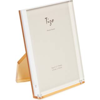 Tizo Design Vertical 5x7 Lucite Picture Frame Holdbar 1 tommer tyk klar Lucite & Magnetic Closure Elegant & Practical Boutique Quality Photo Fram