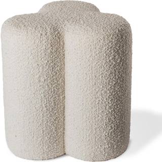 Polspotten Clover Taburet - Skamler Bouclé Ecru - 558-030-003