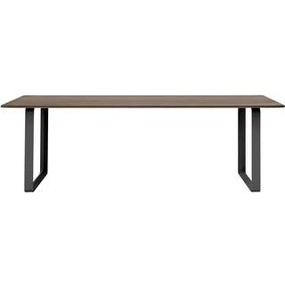 Muuto 70/70 spisebord 225x90 cm Solid Smoked Oak/Black