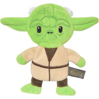 Star Wars for Pets Dog Toy Yoda 9 tommer plys flattie hund legetøj Medium Yoda Dog legetøj til alle hunde og hver dag lege for at tilføje til hun