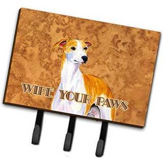 """" Caroline's Treasures LH9449TH68 Whippet Tør dine poter i snor eller nøgleholder stor flerfarvet """"