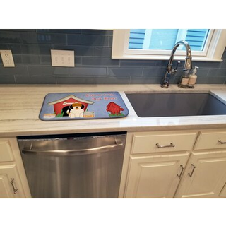 """" Caroline's Treasures Dog House Collection Petit Basset Griffon Veenden Dish Drying Mat 14 """" """" X 21 """" """" """"