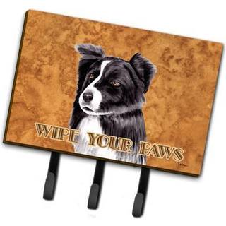 """" Caroline's Treasures SC9138TH68 Border Collie t?rre dine poter snor eller n?gleholder stor flerfarvet """"