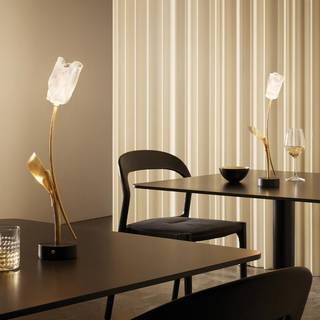 SLAMP Tulip Transportabel Lampe Transparent/Sort Base