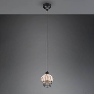 Borka pendel, enkelt lys, Ø 17,5 cm, naturlig