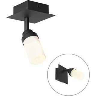 Moderne badeværelsesspotlight sort IP44 - Japie