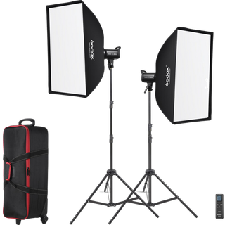 Godox SL100BI Kit - LED Light Kit Bi-Color (2xSL100Bi & Accessories)