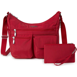 Baggallini overalt Bagg - Hobo CrossBody Bag til kvinder med RFID -armb?nd - Vandafvisende rejsetaske