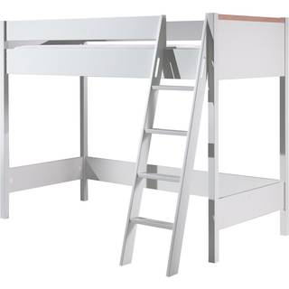 Loftseng 90x200 – London, hvid