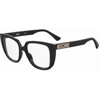 Moschino Kvinde MOS622 807 Optiske stel Acetat Sort Firkantet