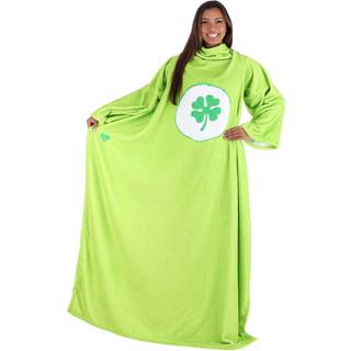 Care Bears Good Luck Bear Wearable Throw For Adults Good Luck Bear Snuggie och filt Standard Green