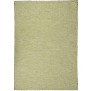 fladvævet udendørstæppe 200x280 cm grøn