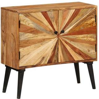 skænk i massivt mangotræ 85 x 30 x 75 cm