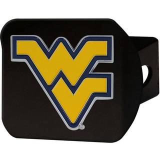 Fanmats 22852 West Virginia Mountaineers Black Metal Hitch Cover - 3D Color Emblem