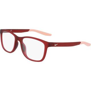 Nike 5047 605 47 Briller Mænd Rød - Transparent Matte Red - 47mm