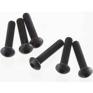 Traxxas 2589 Screws, 4x20mm button-head machine (hex drive) (6)
