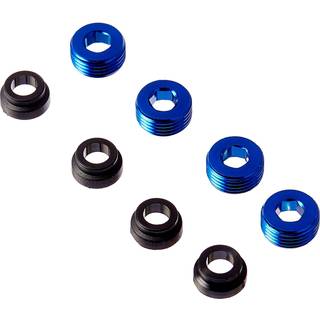 Traxxas 4934X Pivot Ball Caps Aluminium Blue (4)