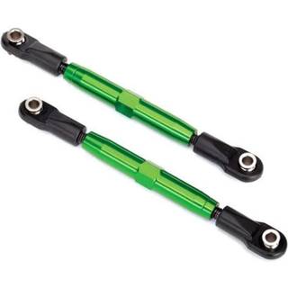 Traxxas 3644G - Turnbuckle Complete Alu Green Camber Link 73mm (2)