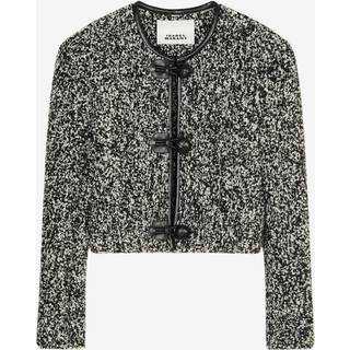 Isabel Marant Gradilia leather-trimmed wool jacket - beige - XS