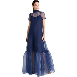 Staud Calluna organza gown - blue - M