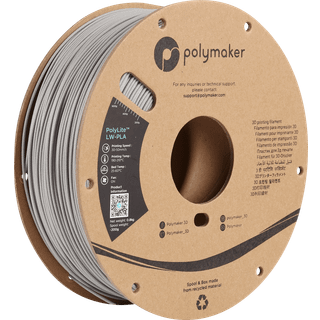 Polymaker - Polylite LW-PLA - Grey - 1.75mm - 800g