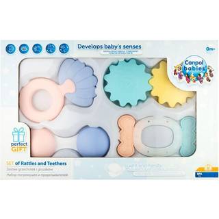Canpol babies Pastels rangle med bidering Gavesæt 0m+