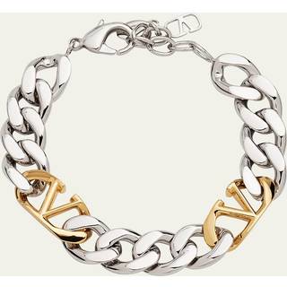 Valentino Garavani VLogo chain bracelet - silver - One Size