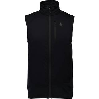 Black Diamond Coefficient LT Hybrid Vest S - Let Fleece med Primaloft & Reflekser, Sort Herre
