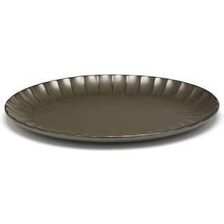 Serax Inku oval tallerken S 17,5x25 cm Green