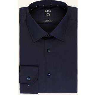 BOSS H Joe Kent Long Sleeved Shirt Navy