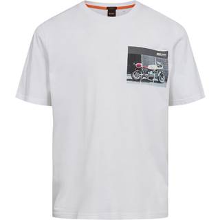 BOSS Orange Herren T-Shirt weiß