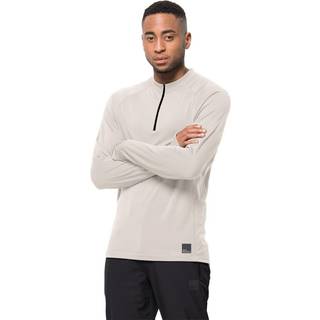 Jack Wolfskin Men's Bike Commute Halfzip Winter Pearl, S