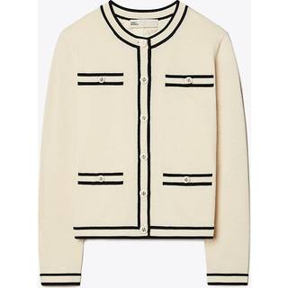 Tory Burch Kendra wool cardigan - white - M