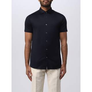 Emporio Armani Short Sleeved Jersey Shirt Navy