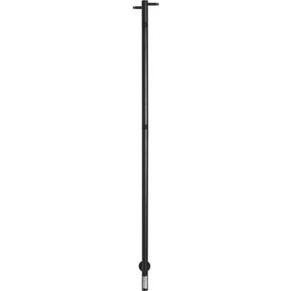 KRISS Uno Plus el-håndklædetørrer 1480 x 30 mm, rf matsort