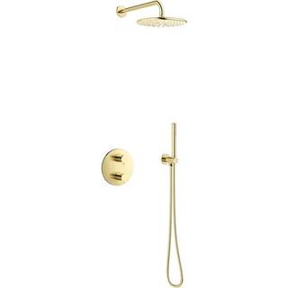 Damixa Silhouet HS1komplet brusesystem i poleret messing