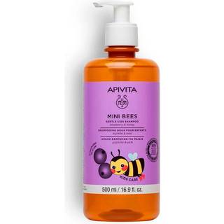 Apivita Mini Bees Gentle Kids Shampoo Blueberry & Honey Shampoo til fint hår til børn 500 ml - 500 ml