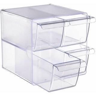 Multifunktionel organizer Archivo 2000 Gennemsigtig 19 x 15 x 15 cm
