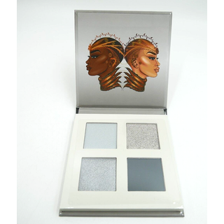 Juvias Place Rebel Quad Gray Eyeshadow Palette - Shades of 4 Professional Eye Makeup Pigmentered Eyeshadow Palette Makeup Palette til ?jenfarve o