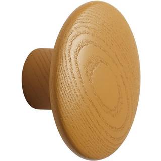 Muuto Dots Krog Træ Ø9 Cm - Kroge & Bøjler Ask Burnt Orange - 03345