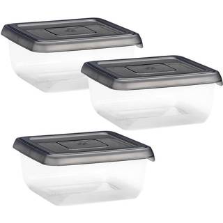 ArticBox - Madopbevaringsboks 0,75 L / 14 x 14 x 7,5 cm - Sæt med 3 stk.