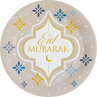 Paptallerkner Eid Mubarak 23 cm