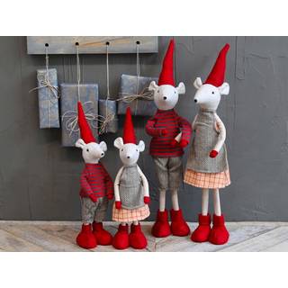 Chic Antique - Julemus - Noa & Noel - Stående - H: 38 cm