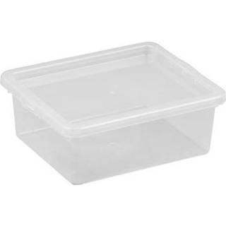 Basic plastboks inkl. låg, 1,7 liter, Klar