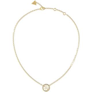 Guess Life Women’s 4G Pendant Necklace in Yellow Gold UBN02141YG