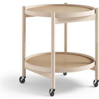 Brdr. Krüger Bølling bakkebord 50 cm. - bøg ubehandlet - Bakke 1: Earth / Bakke 2: Earth