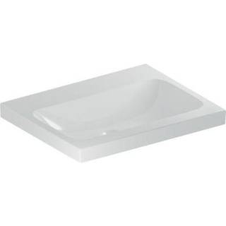 Geberit iCon Light håndvask: B=60cm, T=48cm, Hanehul=Uden, Overløb=Uden, Hvid