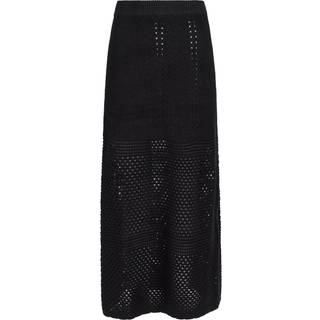 Como Crochet Knit Nederdel, Sort, 36