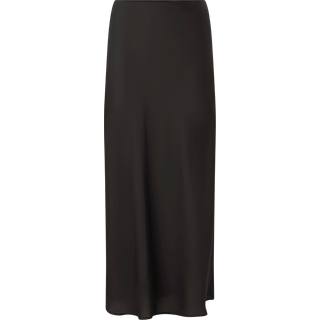 Viellette Højtaljet Midinederdel